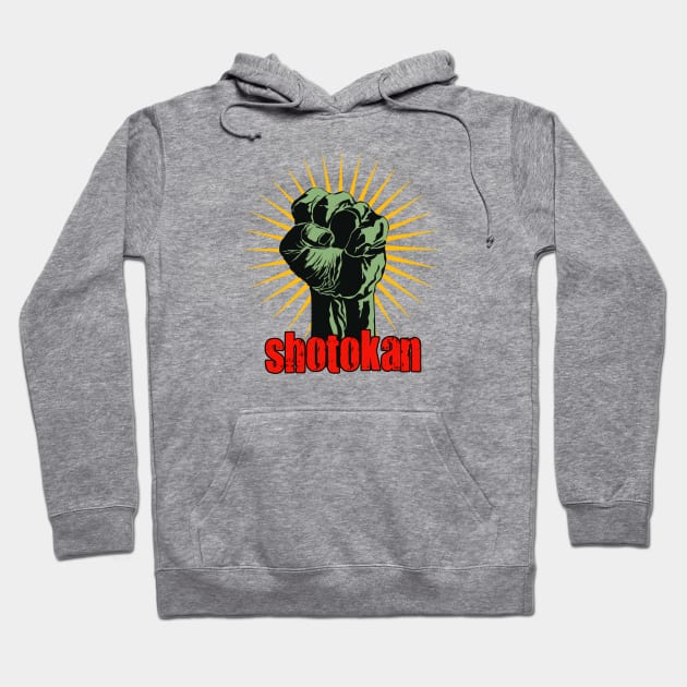 Shotokan Fist Hoodie by Limey_57